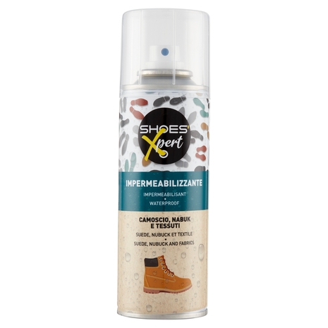 Shoes'Xpert Impermeabilizzante Camoscio, Nabuk e Tessuti 200 ml